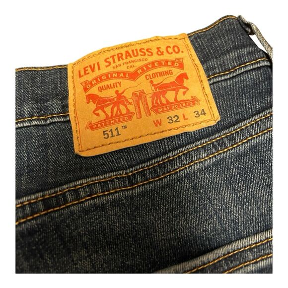 Levi’s 511 Men’s Jeans – Size 32x34 (Actual 32x32.5) Medium Wash - Picture 3 of 3